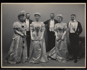 Group portrait at the James Hazen Hyde Ball, New York, January 31, 1905